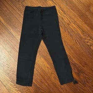 Girls Black Capris